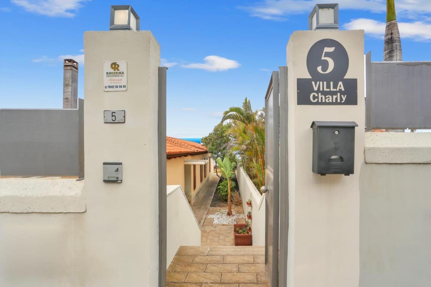 Villa Charly Пуэрто-де-ла-Мадера Экстерьер фото